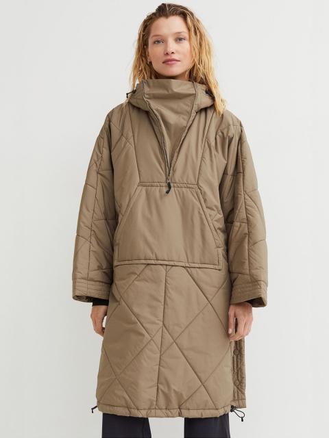 

H&M Women Beige Water-Repellent Cape Jacket