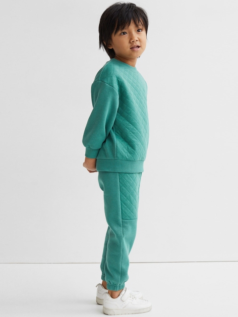 

H&M Boys Green 2-piece quilted set