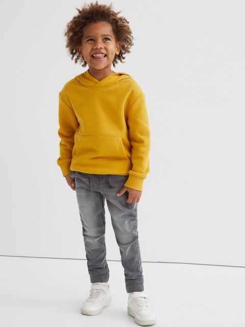 

H&M Boys Super Soft Denim Joggers, Grey