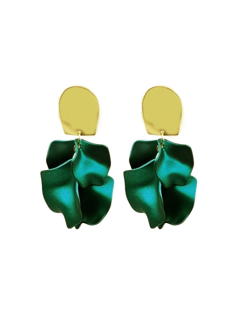 

AVANT-GARDE PARIS Green Classic Drop Earrings