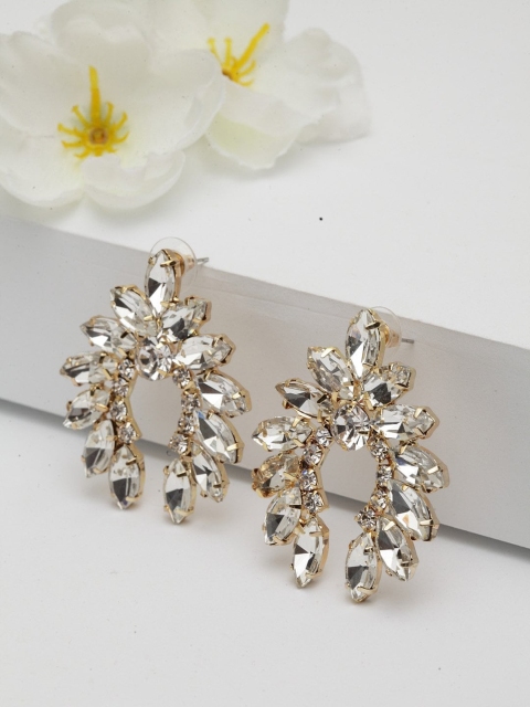

AVANT-GARDE PARIS Gold-Plated Contemporary Stud Earrings