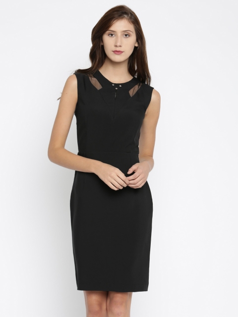

Deal Jeans Women Black Solid Sheath Dress