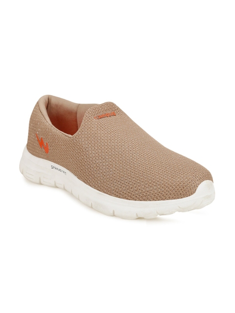

Campus Women Beige Mesh Walking Shoes