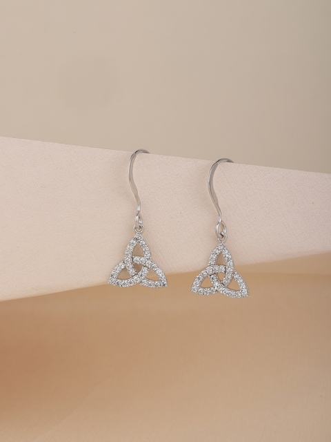 

VANBELLE 925 Sterling Silver Floral Drop Earrings
