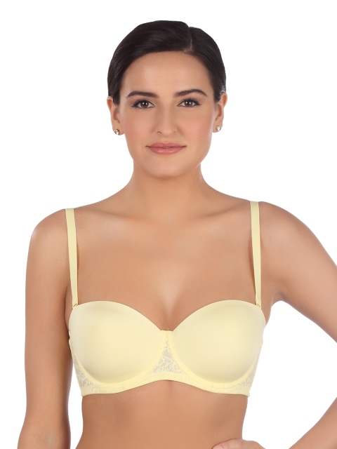 

Triumph Yellow Half-Coverage Balconette Multiway Bra 122I473