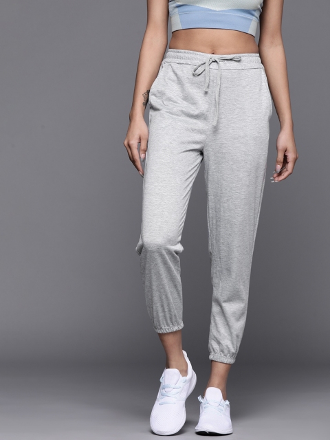 

JC Mode Women Grey Melange Solid Joggers