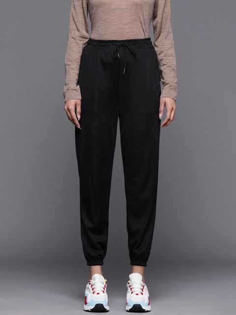 

JC Mode Women Black Solid Joggers