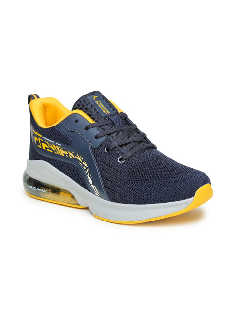 

ABROS Men Navy Blue Mesh Running Shoes