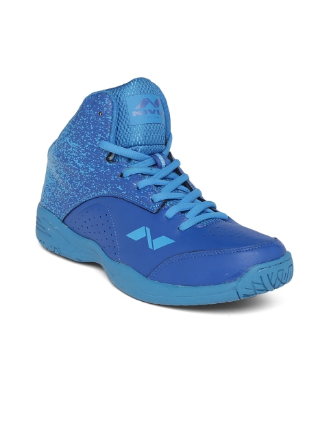 

NIVIA Men Blue Basketball Non-Marking Shoes