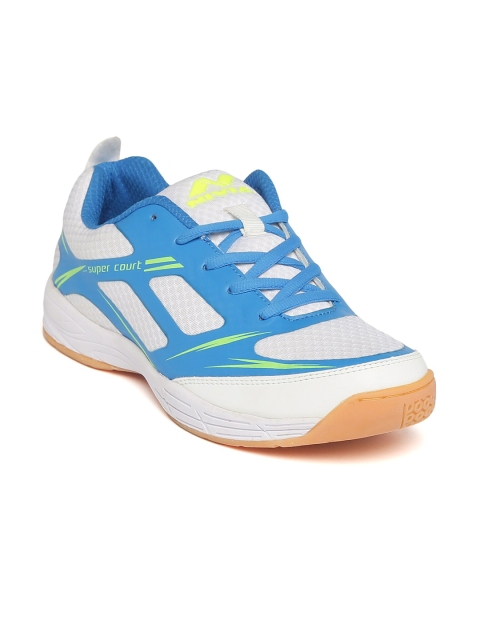 

NIVIA Men Grey Mesh Badminton Non-Marking Shoes
