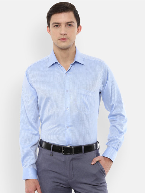

Van Heusen Men Blue Formal Shirt