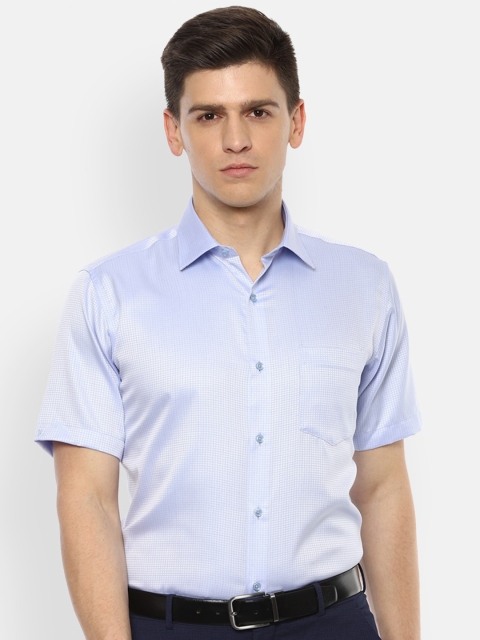 

Van Heusen Men Blue Formal Shirt