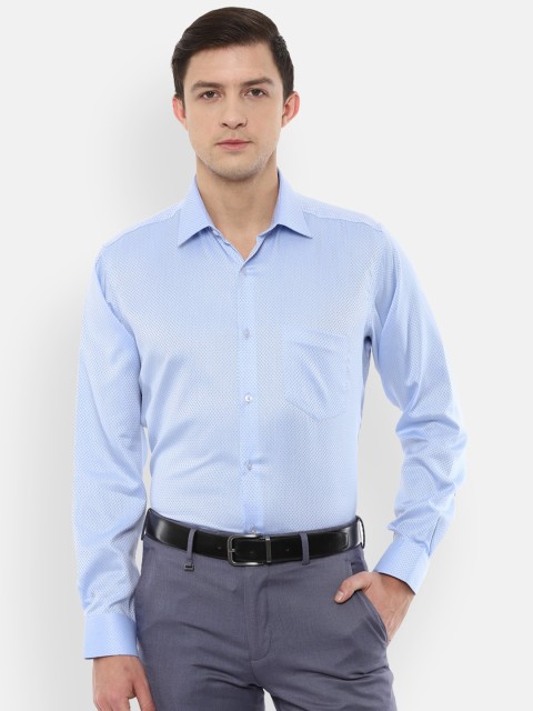 

Van Heusen Men Blue Formal Shirt
