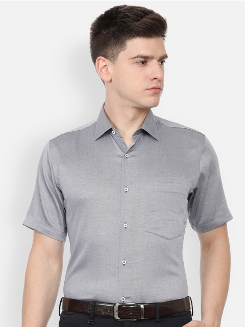 

Van Heusen Men Grey Formal Shirt