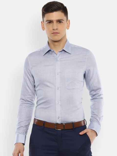 

Louis Philippe Men Blue Slim Fit Formal Shirt