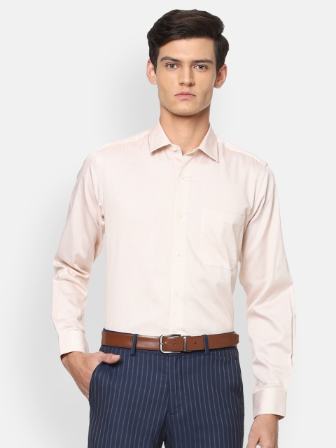 

Louis Philippe Men Cream-Coloured Slim Fit Formal Shirt