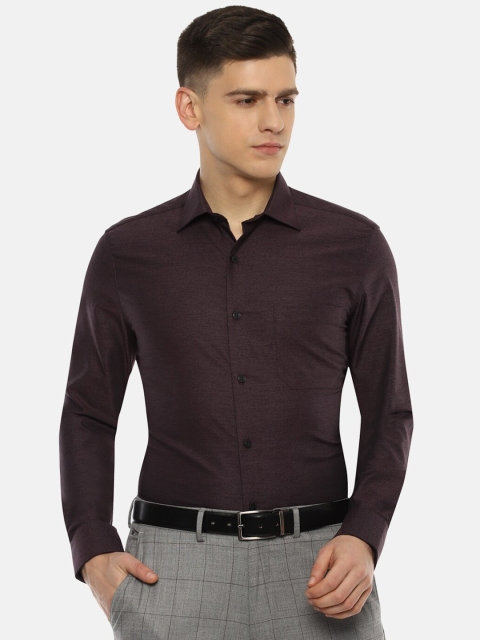 

Louis Philippe Men Maroon Formal Shirt