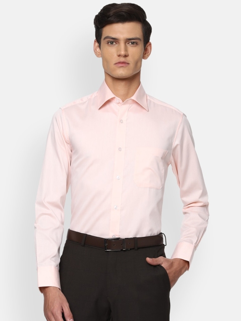 

Louis Philippe Men Pink Striped Formal Shirt