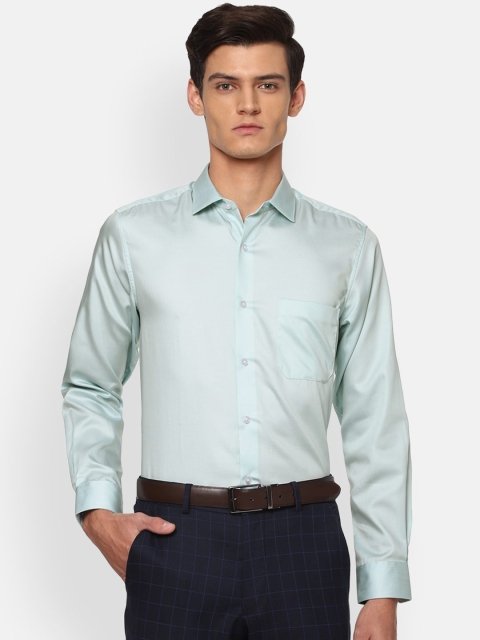 

Louis Philippe Men Blue Slim Fit Solid Pure Cotton Formal Shirt