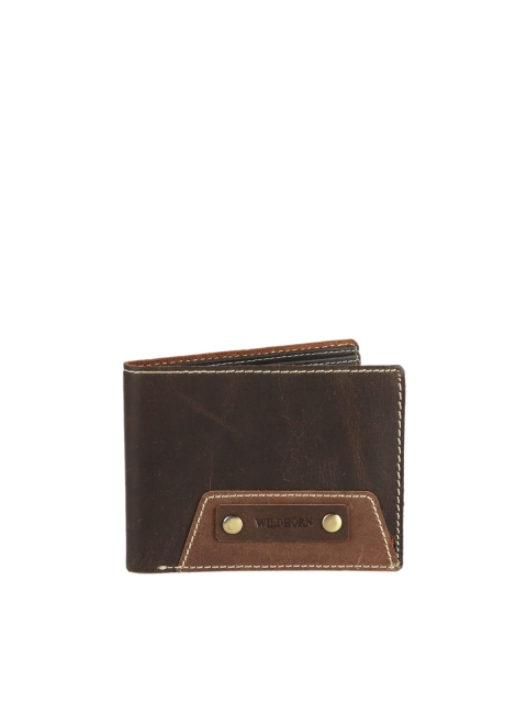 

WildHorn Men Brown Genuine Leather Wallet