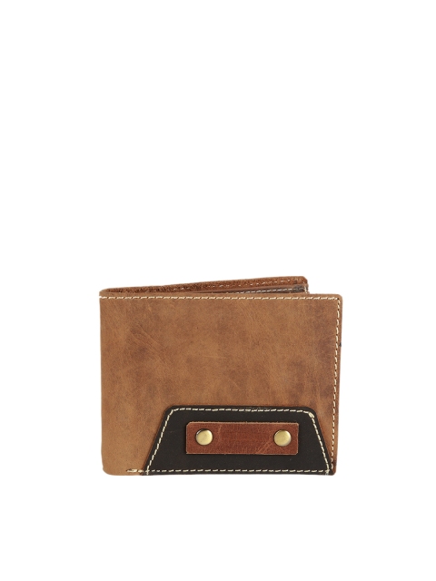 

WildHorn Men Tan Brown Genuine Leather Wallet