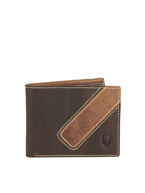 

WildHorn Men Brown Genuine Leather Wallet