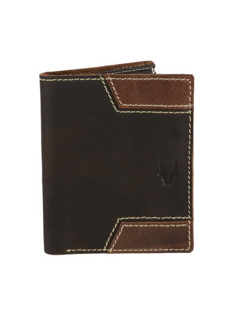 

WildHorn Men Brown Genuine Leather Wallet