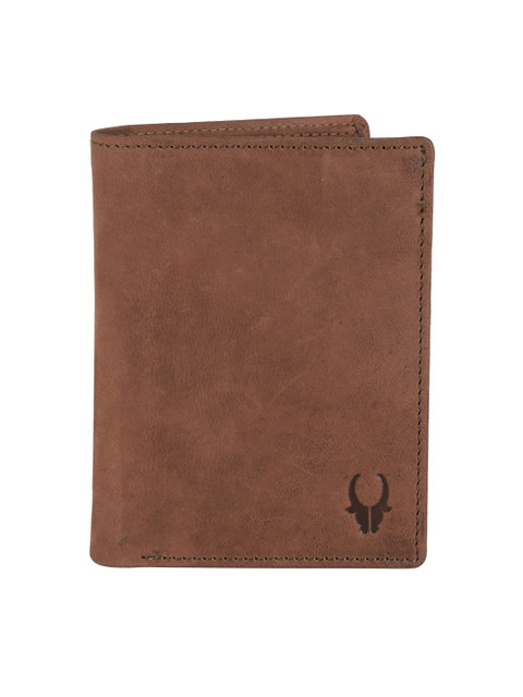 

WildHorn Men Brown Genuine Leather Wallet