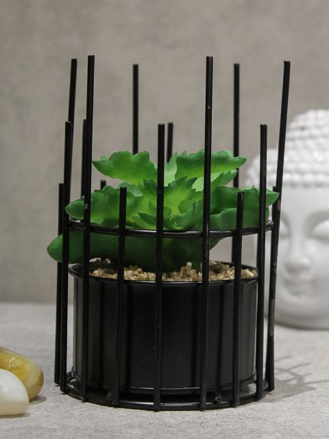 

PolliNation Green Artificial Bonsai Plant with Metallic Pot