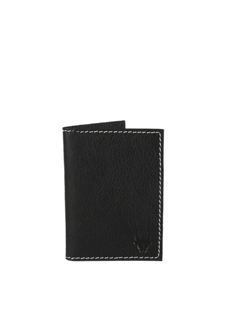 

WildHorn Men Black Genuine Leather Card Holder