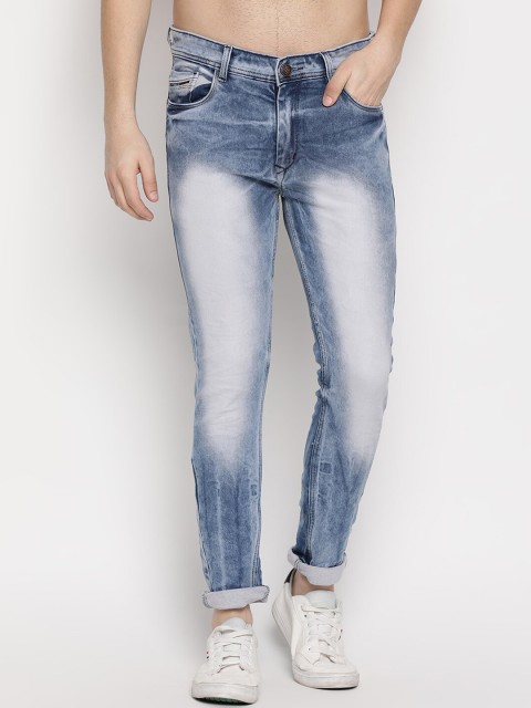 

V2 Value & Variety Men Blue Slim Fit Heavy Fade Jeans