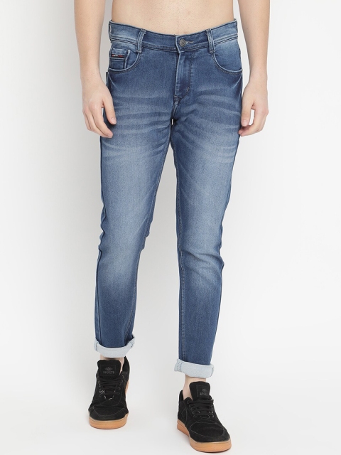 

V2 Value & Variety Men Blue Slim Fit Heavy Fade Stretchable Jeans