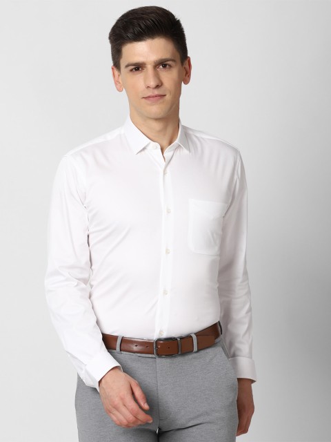 

Peter England Men White Formal Shirt