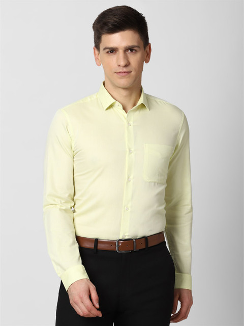 

Peter England Men Yellow Slim Fit Formal Shirt