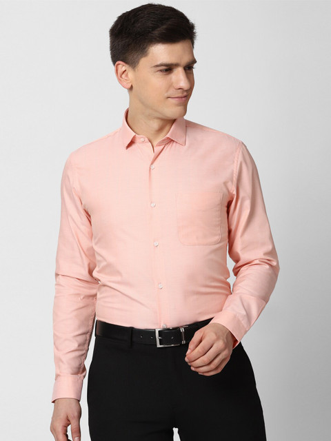 

Peter England Men Peach-Coloured Slim Fit Formal Shirt