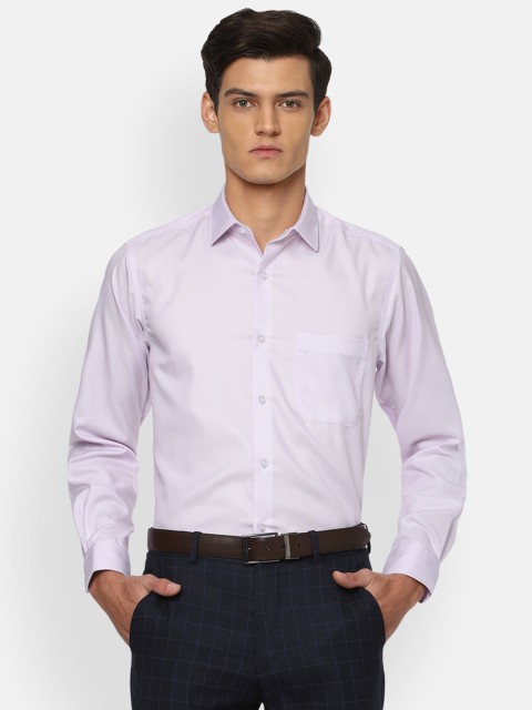 

Louis Philippe Men Purple Slim Fit Pure Cotton Formal Shirt