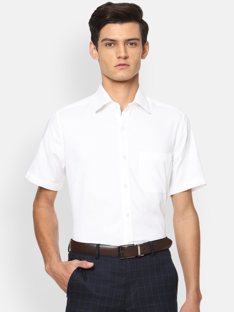 

Louis Philippe Men White Formal Shirt