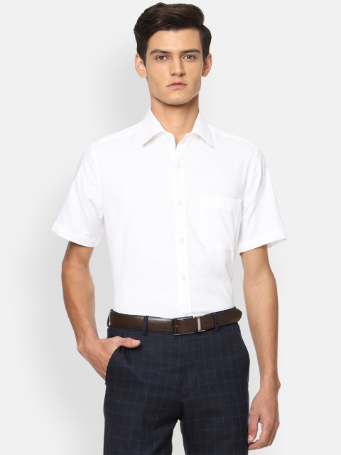 

Louis Philippe Men White Formal Shirt