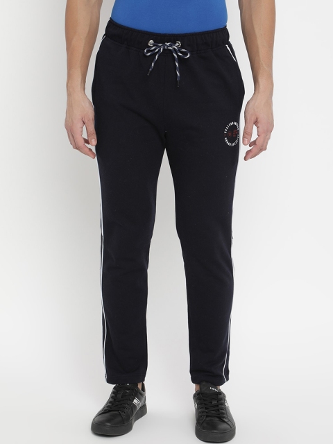 

V2 Value & Variety Men Navy Blue Solid Cotton Track Pants