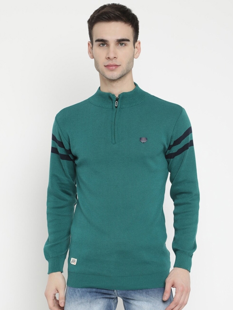 

V2 Value & Variety Men Teal & Black Pullover