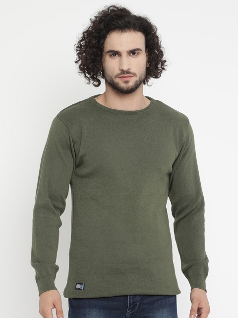 

V2 Value & Variety Men Olive Green Pullover