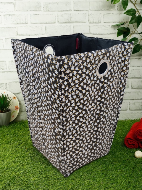 

BIANCA Black & White Printed Laundry Basket