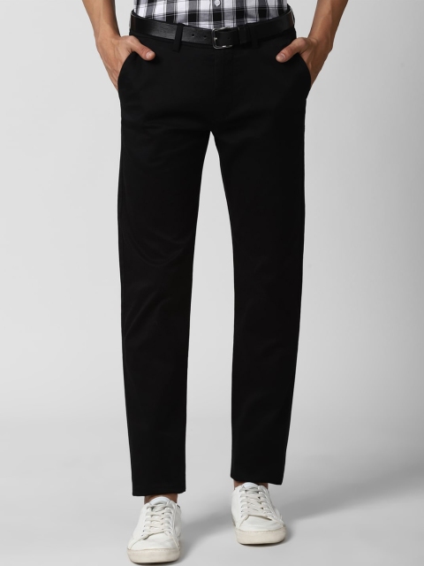 

Peter England Casuals Men Black Slim Fit Trousers