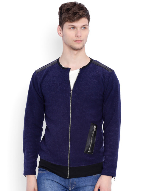 

Campus Sutra Blue Sweatshirt