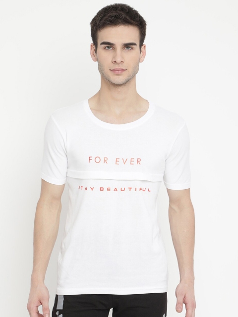 

V2 Value & Variety Men White Typography Printed T-shirt