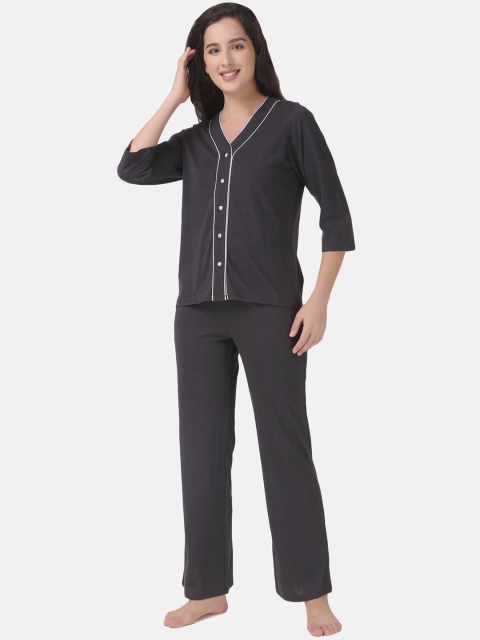 

Masha Women Black Night Suit