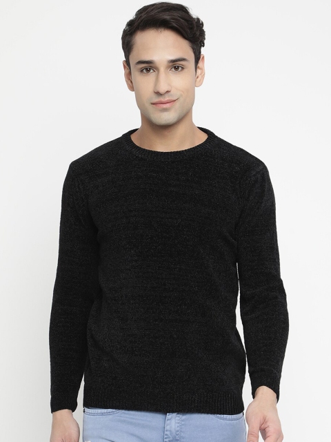 

V2 Value & Variety Men Black Solid Pullover Sweater