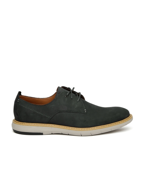 

Clarks Men Blue Nubuck Leather Casual Shoes