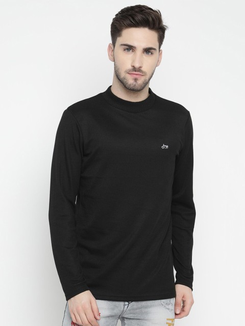 

V2 Value & Variety Men Black Solid Pullover Sweater