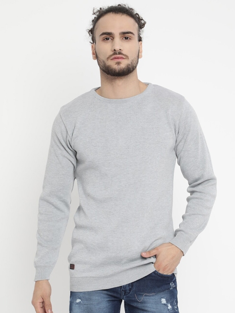 

V2 Value & Variety Men Grey Solid Pullover Sweater
